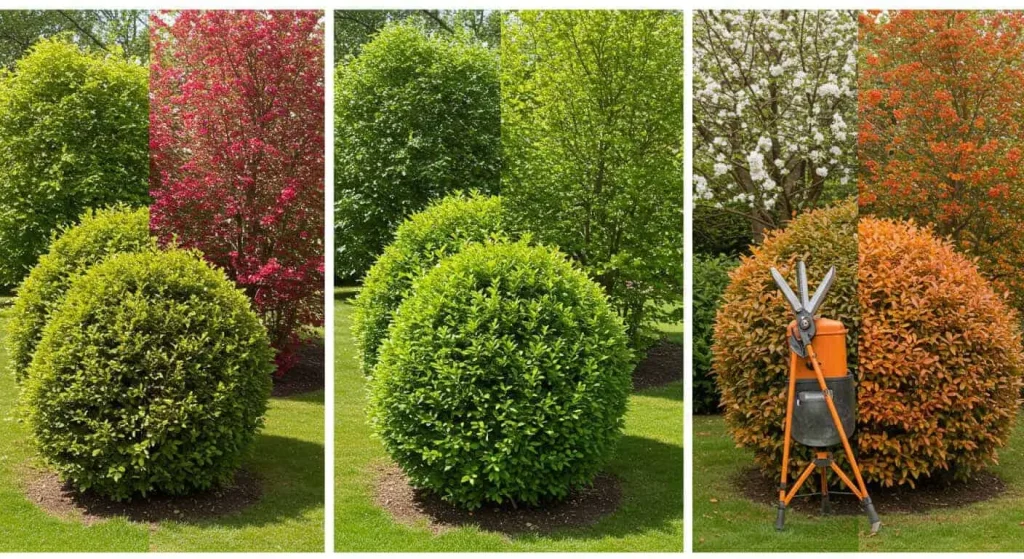  Seasonal timing for trimming bushes in spring and fall